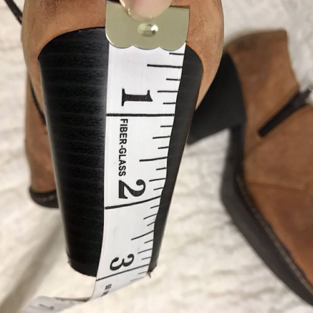B.O.C Cognac Leather Booties Size 7.5 - Picture 12 of 12